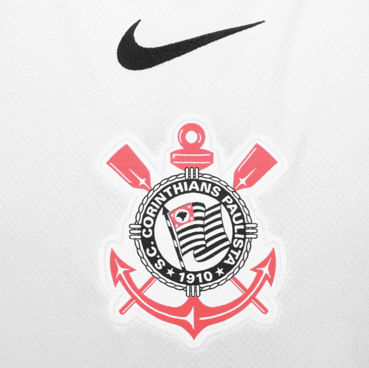 Camisa Corinthians Nike Branca Masculina Temporada 25/26